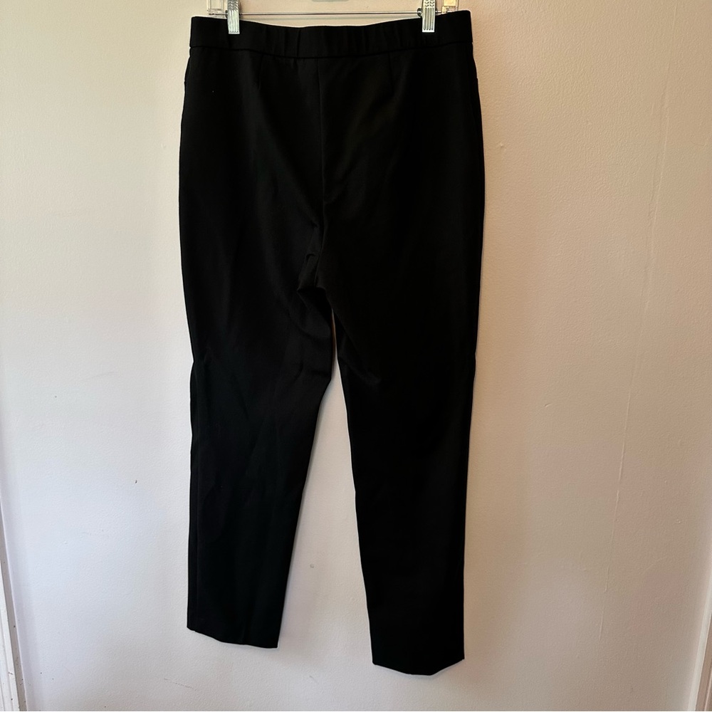 J. Jill Black Ponte Slim Leg Pants Medium - Picture 5 of 9